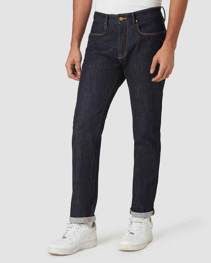 Korra - Sodalite Slub || Stretch Medium Selvedge Jeans