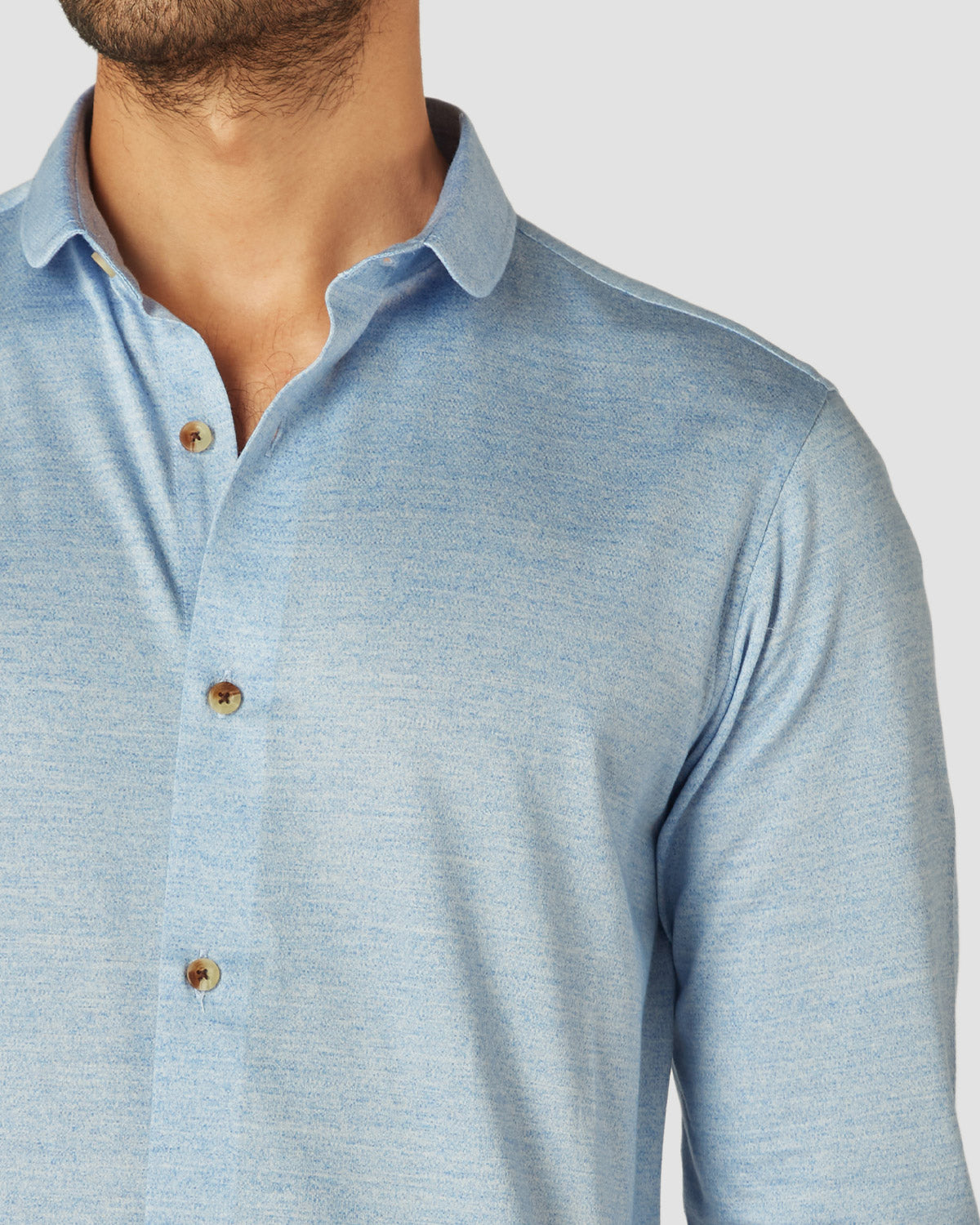 Bombay Shirt Company - Japanese Shallow Waters Knit Shirt
