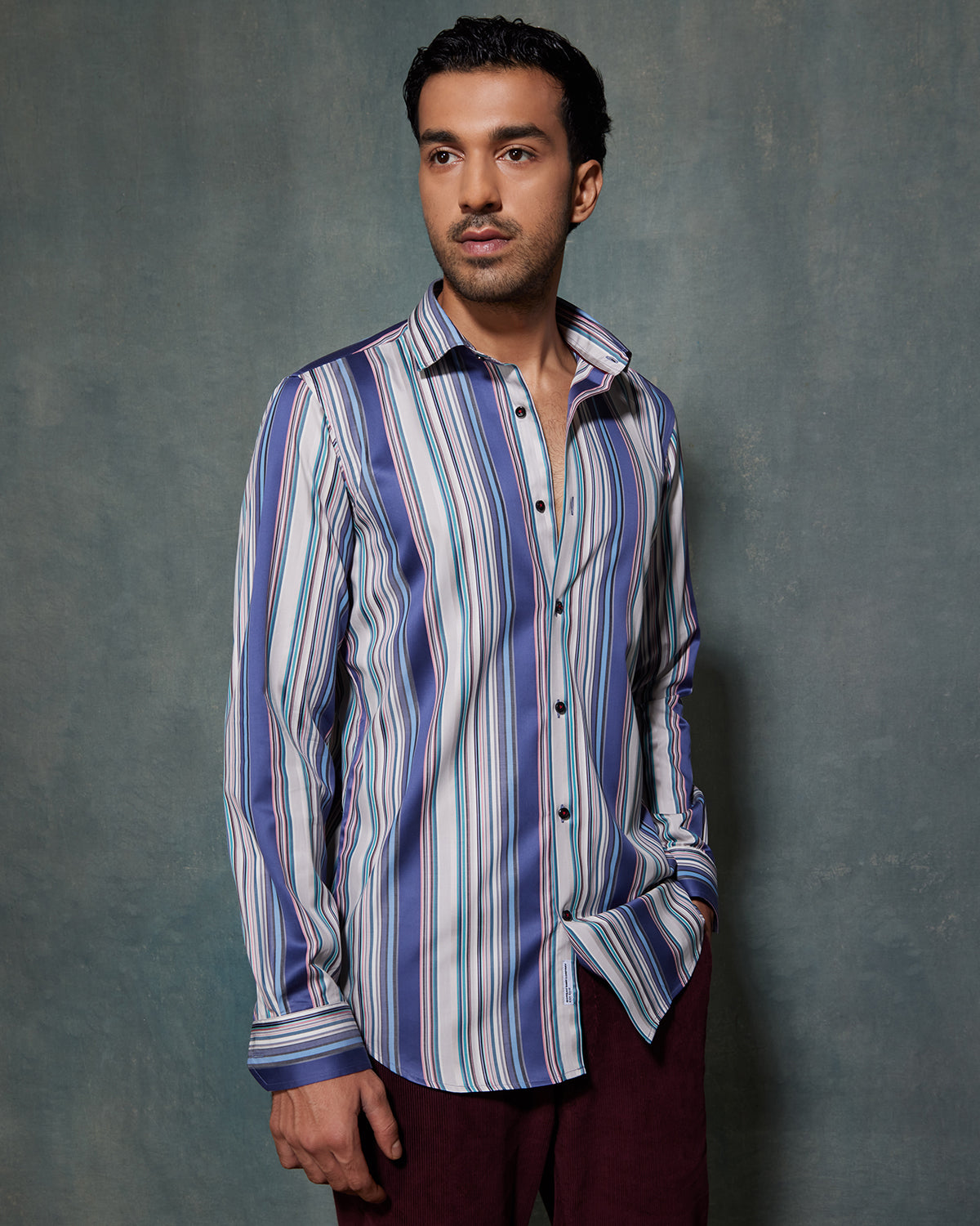 Somelos Circuit Striped Shirt
