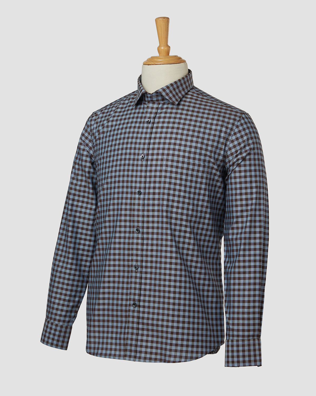 Bombay Shirt Company - Somelos Blue Knight Checked Shirt
