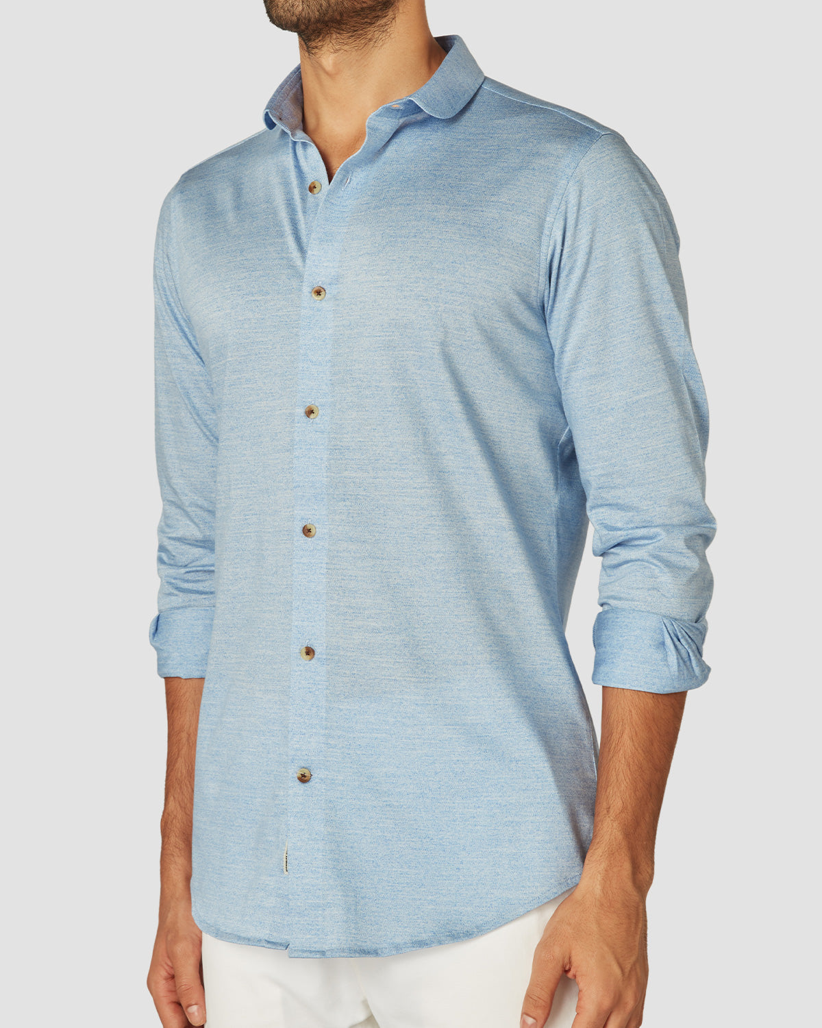 Bombay Shirt Company - Japanese Shallow Waters Knit Shirt
