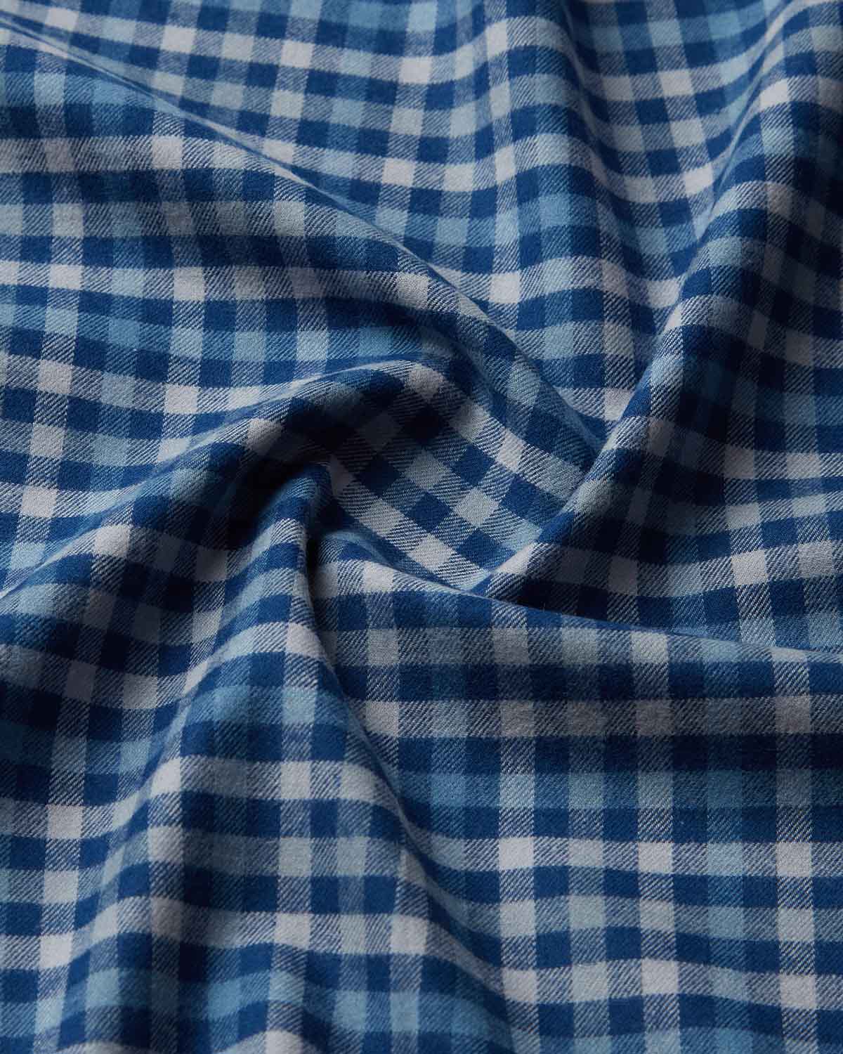 Bombay Shirt Company - Gentian Flannel Checked Shirt