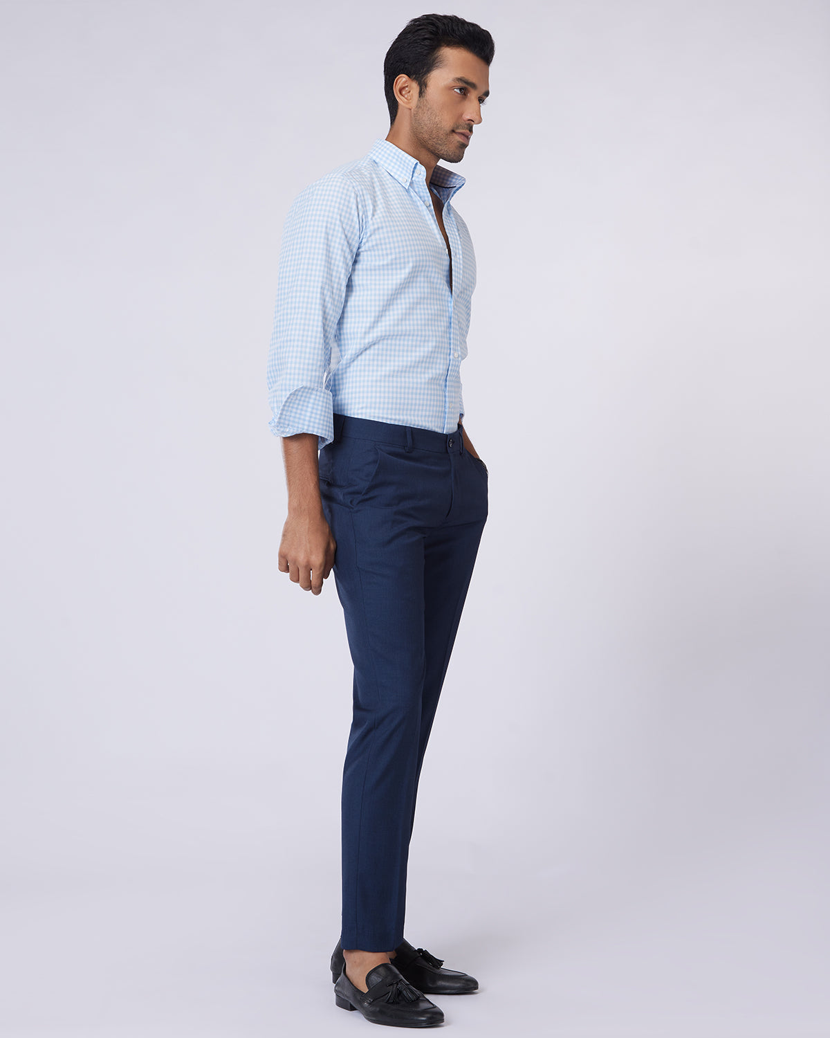 Dominaire Gingham Checked Shirt