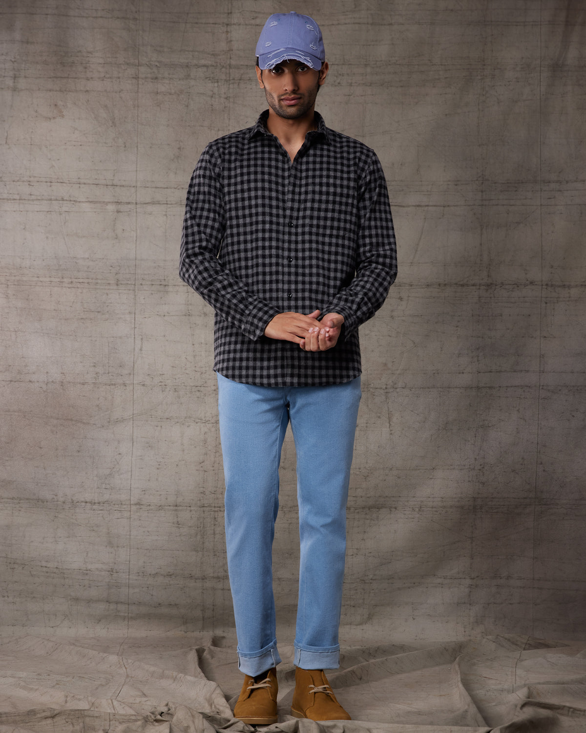 Japanese Ballistic Brushed Checked Shirt
