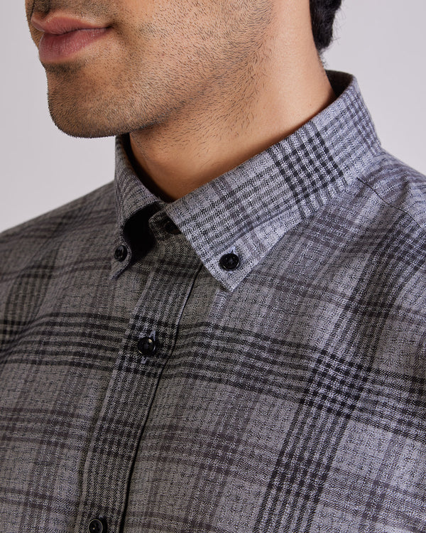 Tungsten Checked Shirt