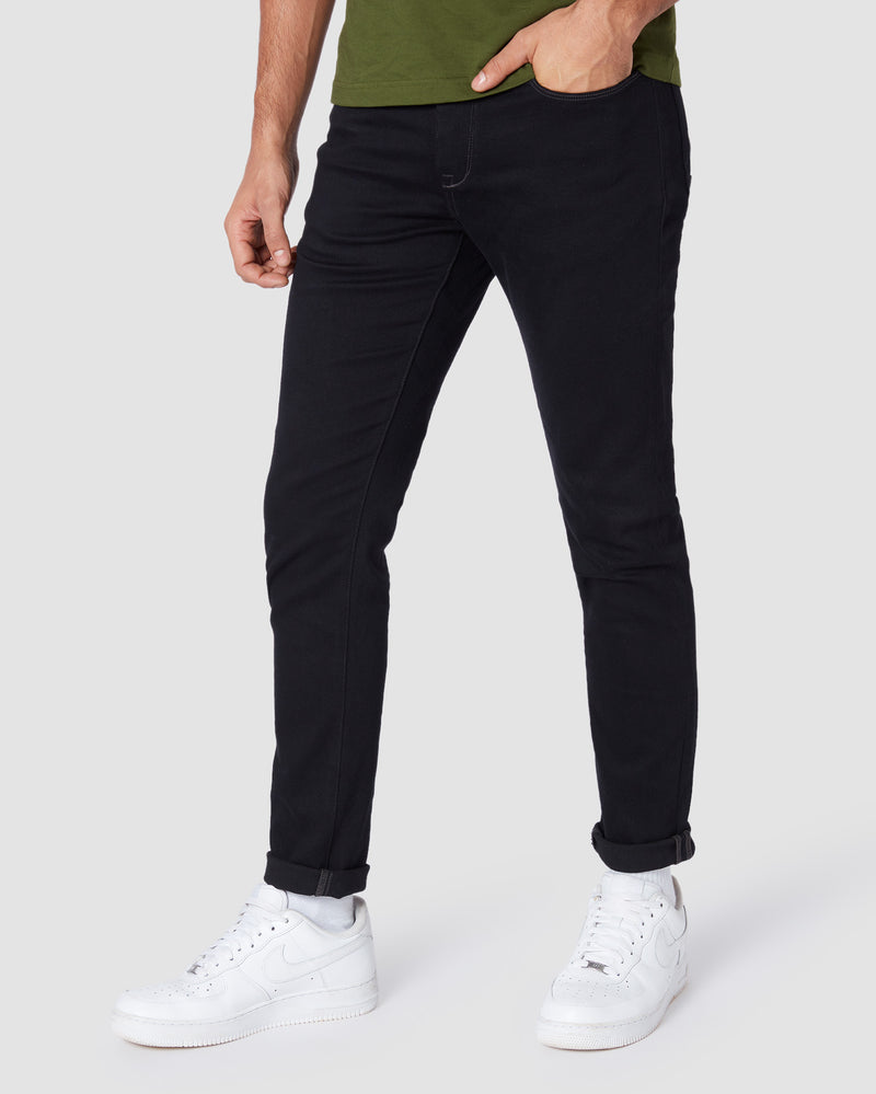 Korra - Wicker Black | Super-soft Extra Stretch Jeans
