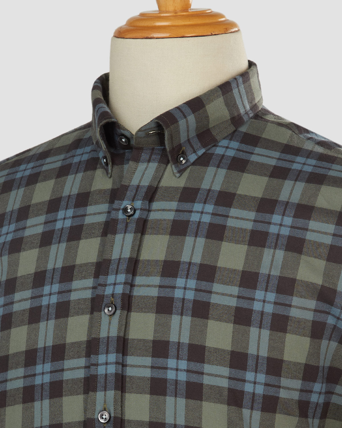 Bombay Shirt Company - Deep Skerry Brushed Checked Shirt