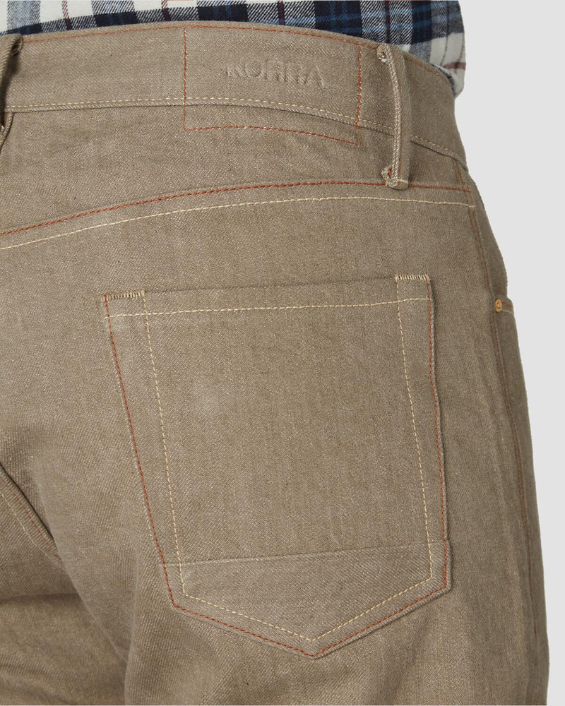 Light Oak || Soft Cotton Jeans
