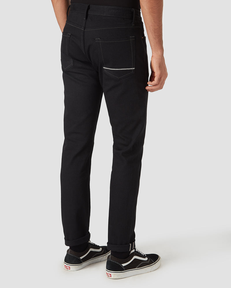 Korra - Kuro | Stiff Stretch Heavy Selvedge Jeans
