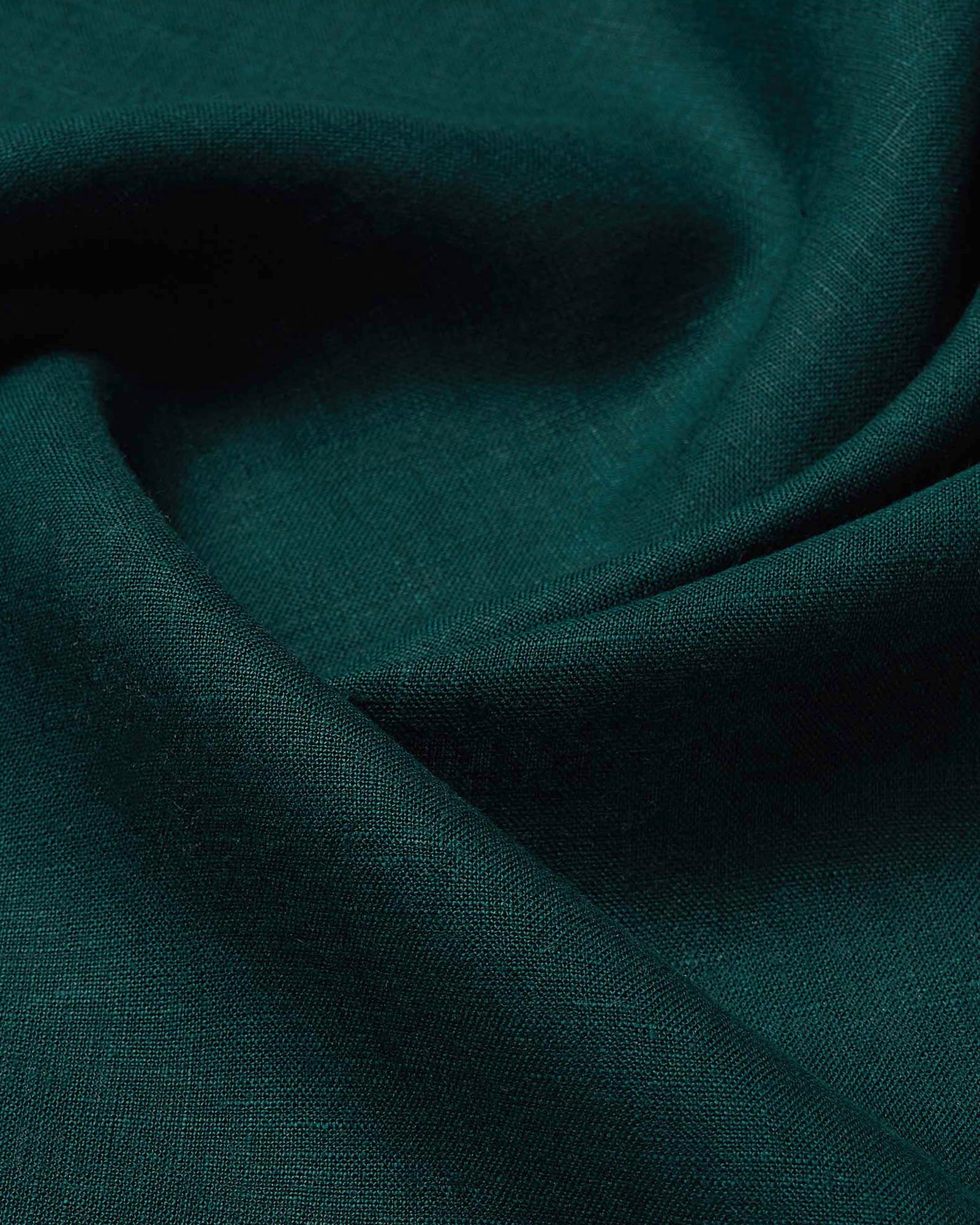Bombay Shirt Company - Emerald Night Linen Shirt
