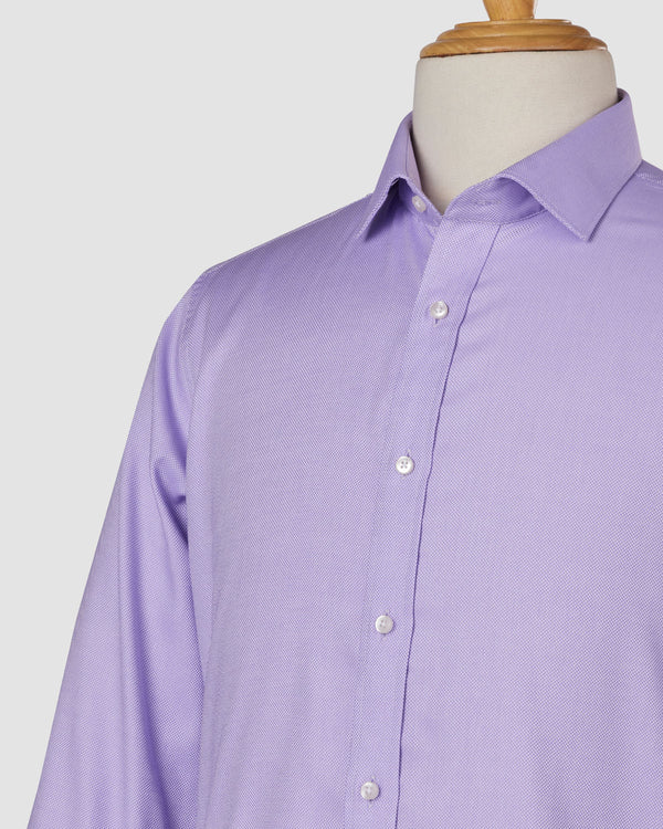 Bombay Shirt Company - Plum Heather Dobby Shirt