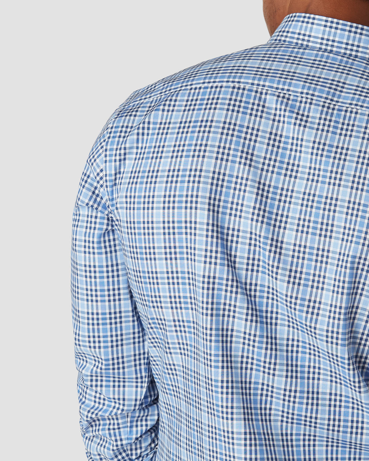 Bombay Shirt Company - Somelos Blue Bane Checked Shirt
