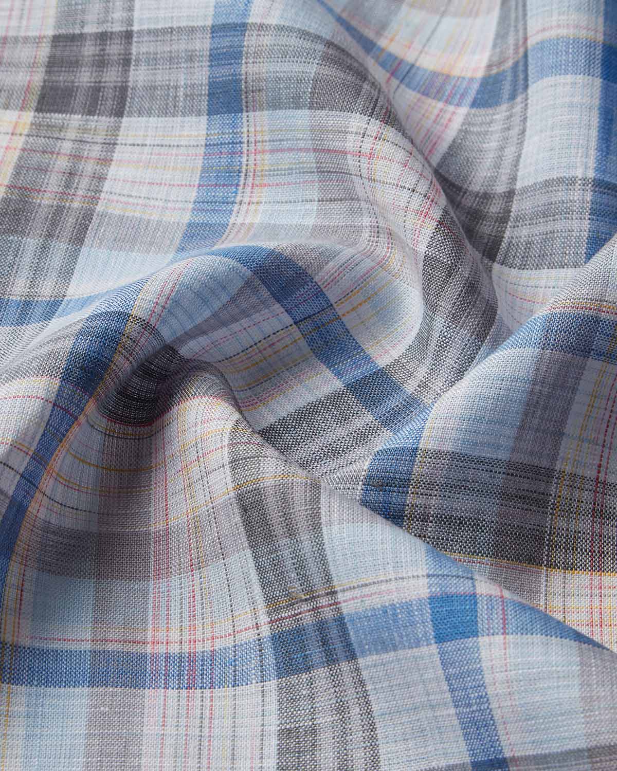 Bombay Shirt Company - Somelos Mist Mosaic Checked Shirt