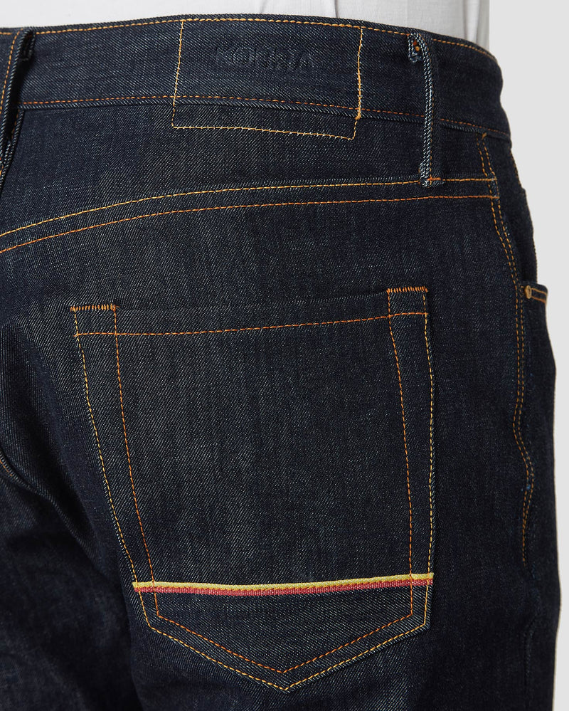 Korra - Sodalite Slub || Stretch Medium Selvedge Jeans