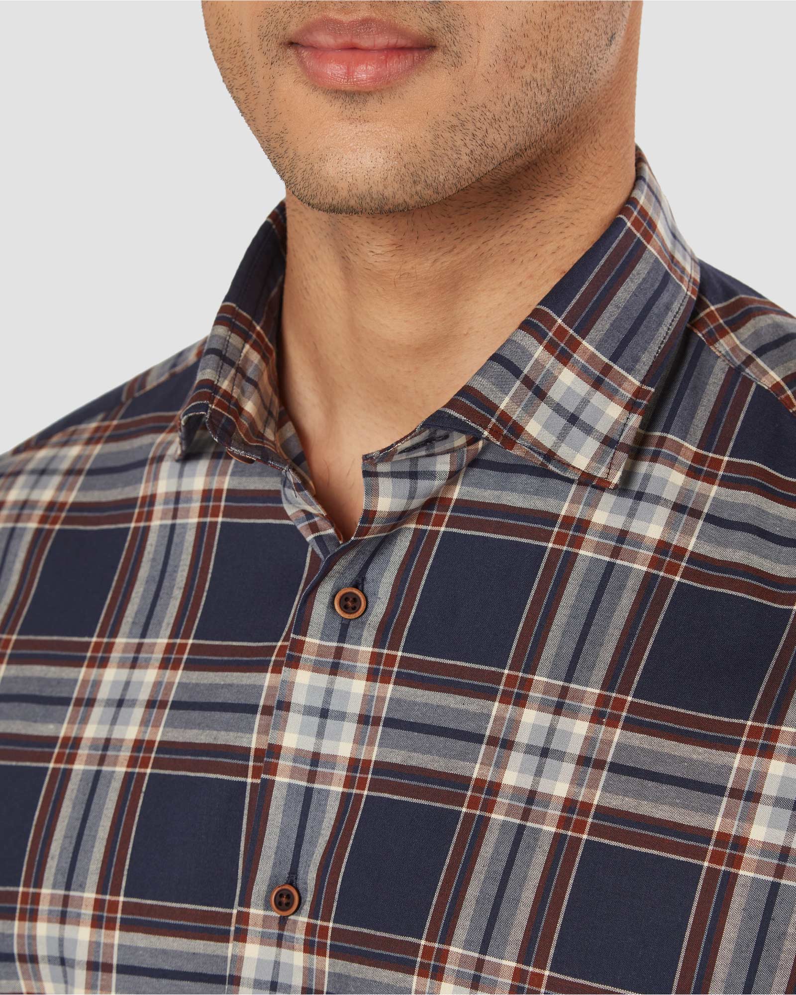 Bombay Shirt Company - Inferno Checked Shirt